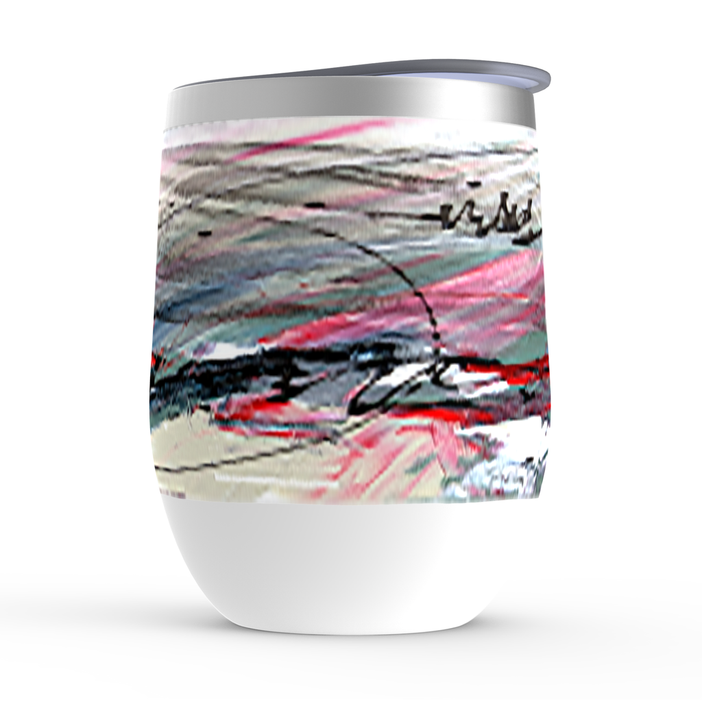 CherriesNCream Stemless Wine Tumblers