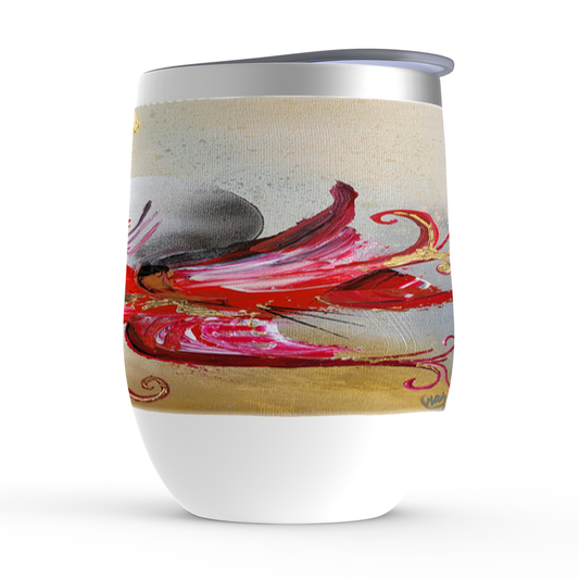 Iridaceae Stemless Wine Tumblers