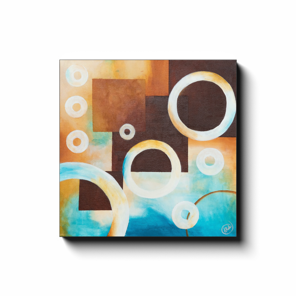GeoBubbles1 Canvas Wraps