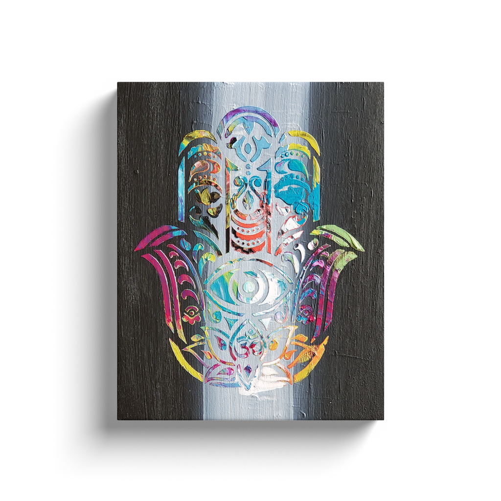 Hamsa I Canvas Wraps