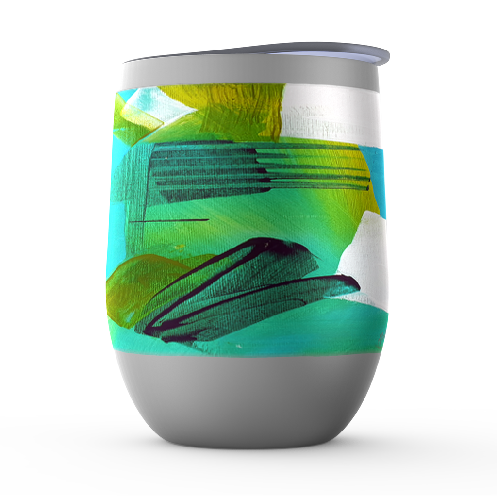 Green Matrix Stemless Wine Tumblers