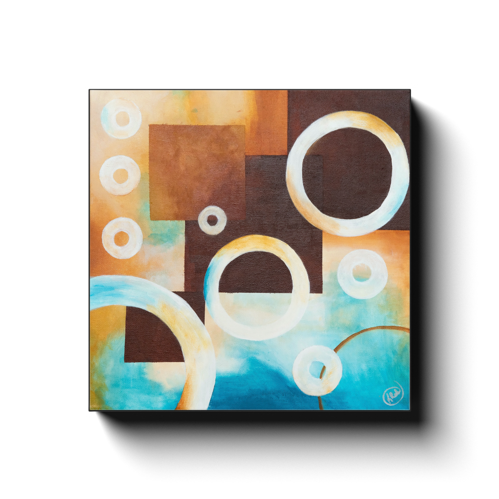 GeoBubbles1 Canvas Wraps