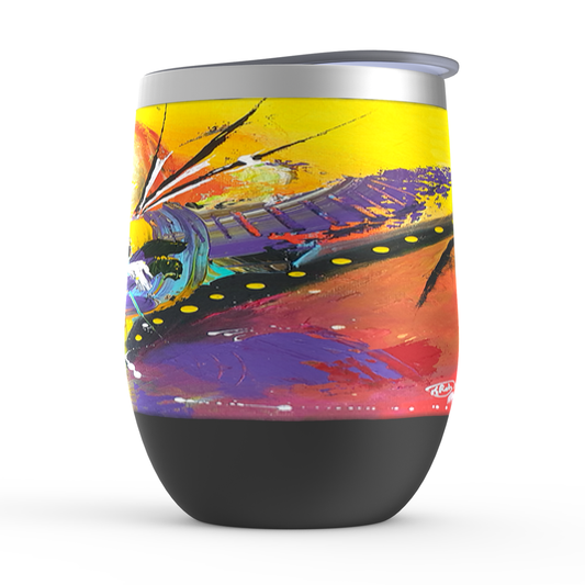 MardiGraz Stemless Wine Tumblers