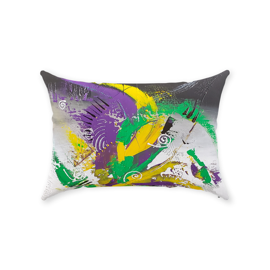 FatTuezDay Throw Pillows