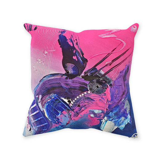 Purple Haze Throw Pillows