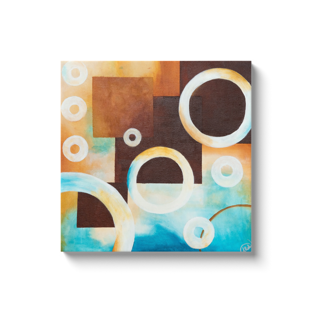 GeoBubbles1 Canvas Wraps