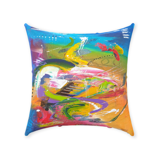"The Celebration of Life I" Throw Pillows