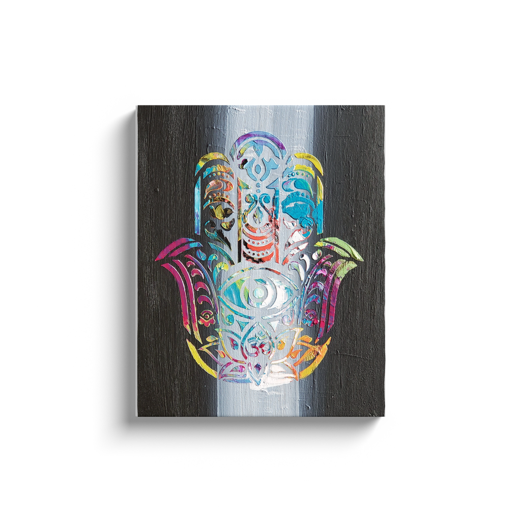Hamsa I Canvas Wraps