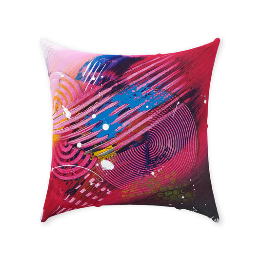 Pizazzy Jam C1 Throw Pillows