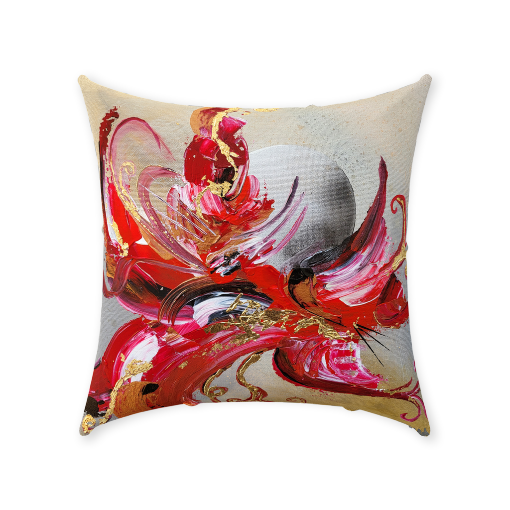 Iridaceae Throw Pillows