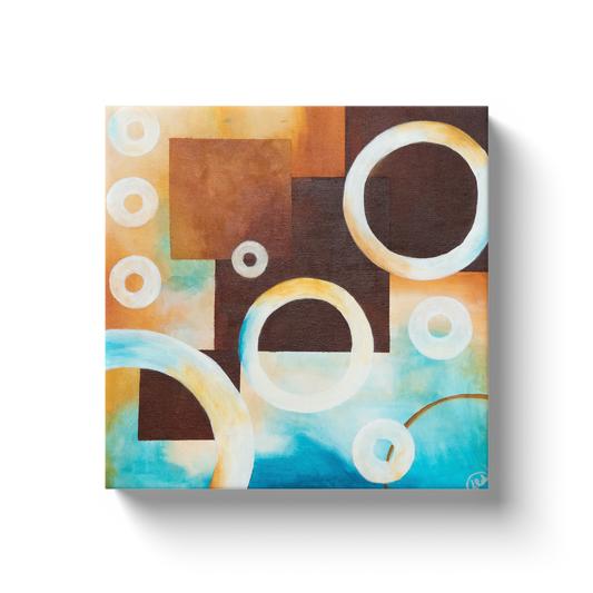 GeoBubbles1 Canvas Wraps