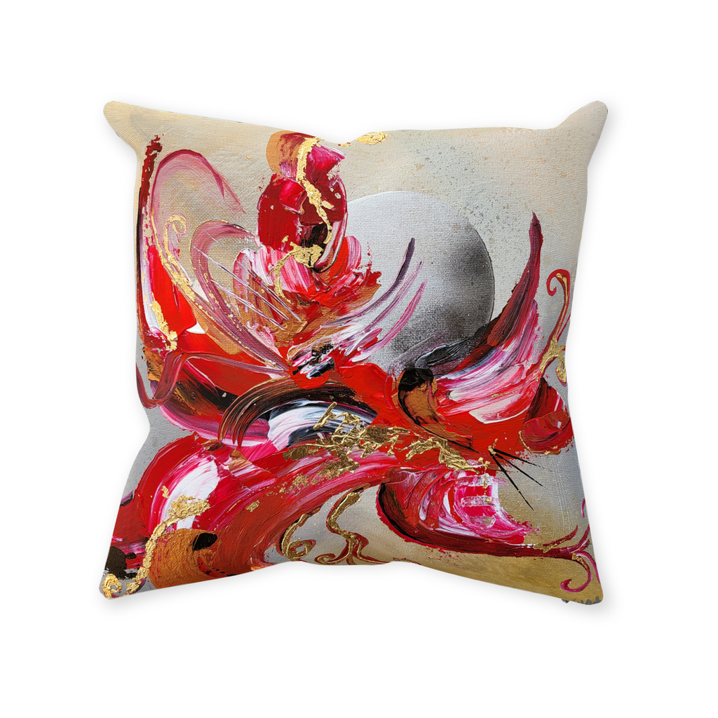 Iridaceae Throw Pillows