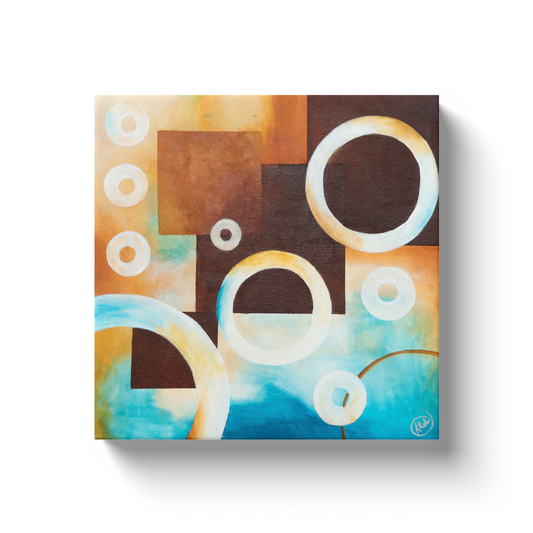 GeoBubbles1 Canvas Wraps
