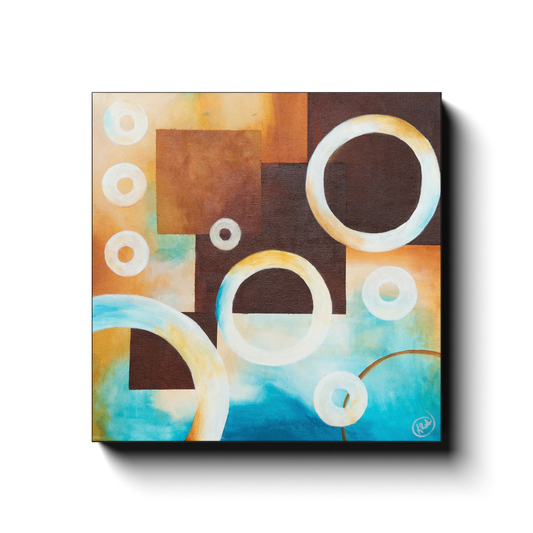 GeoBubbles1 Canvas Wraps