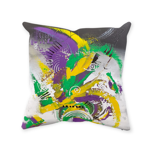 FatTuezDay Throw Pillows