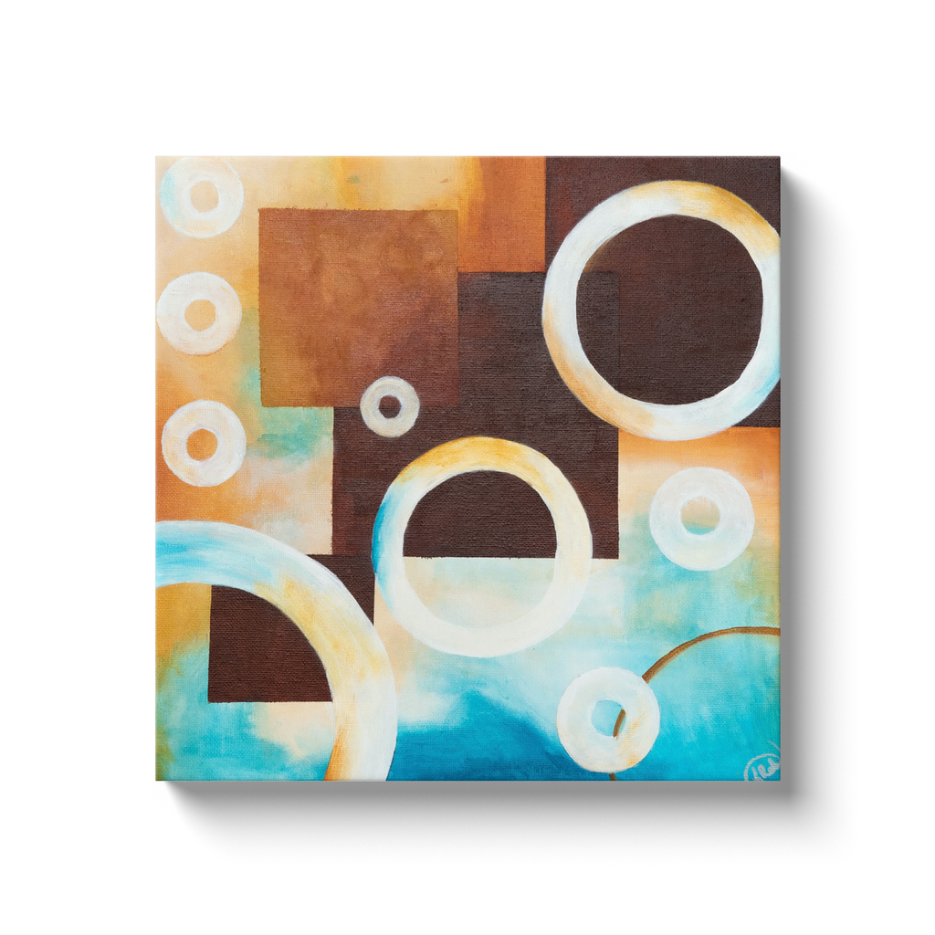GeoBubbles1 Canvas Wraps