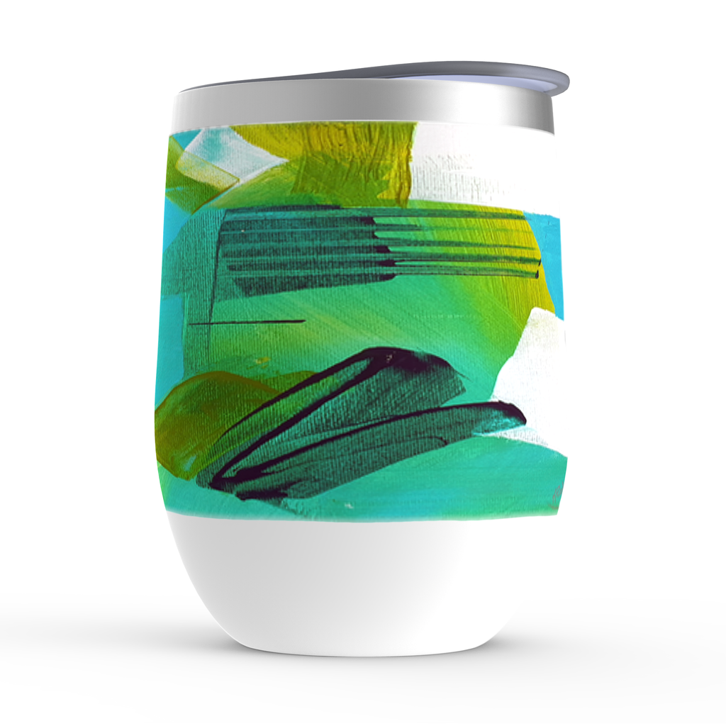 Green Matrix Stemless Wine Tumblers