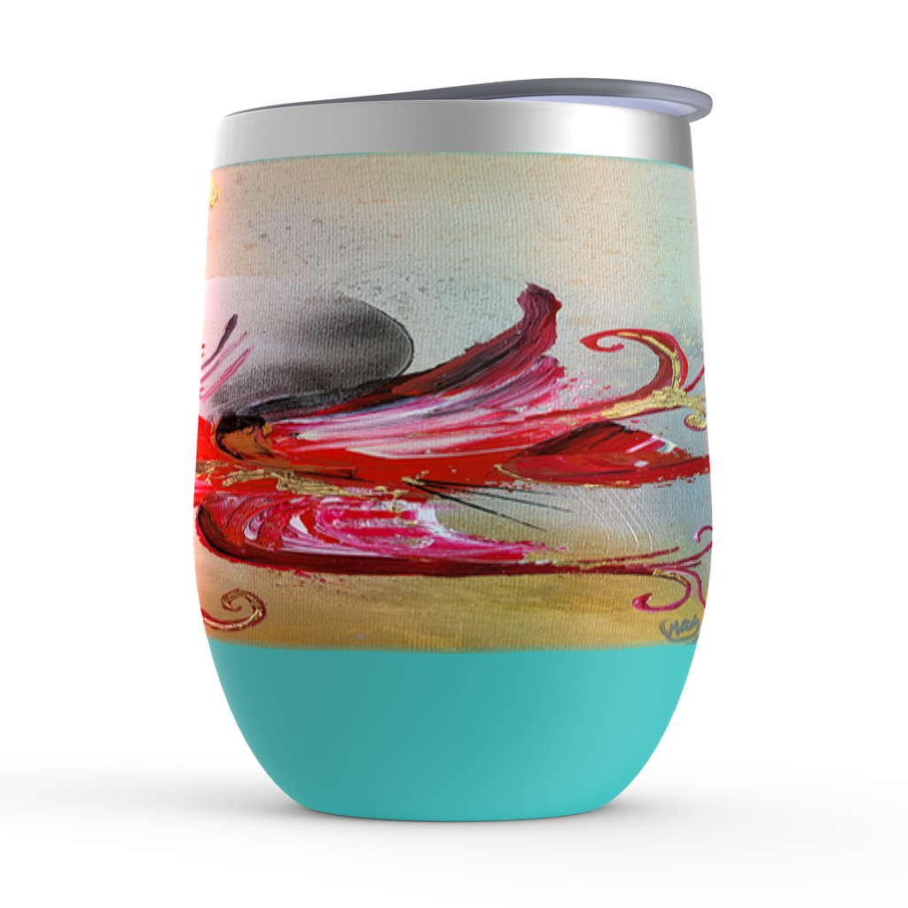 Iridaceae Stemless Wine Tumblers