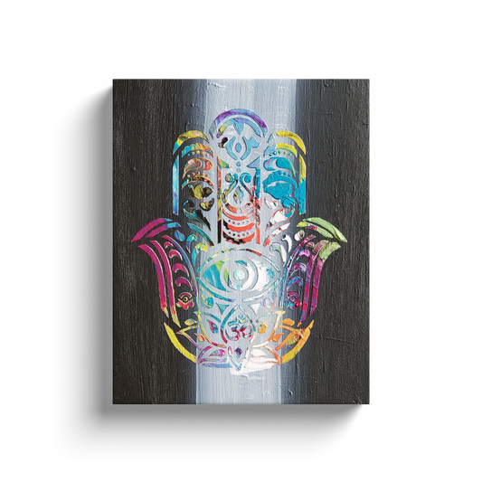 Hamsa I Canvas Wraps