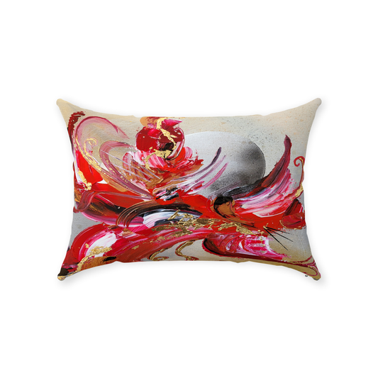 Iridaceae Throw Pillows