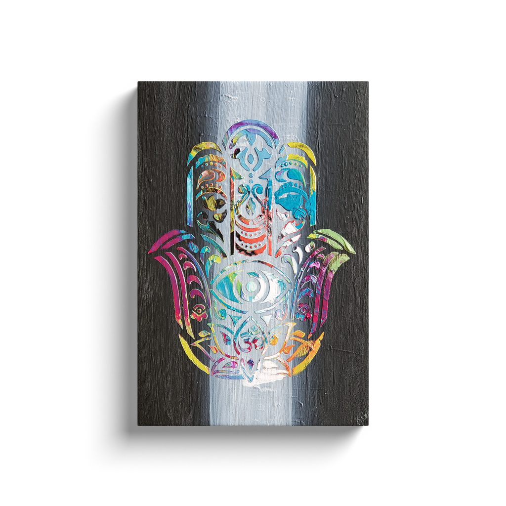 Hamsa I Canvas Wraps