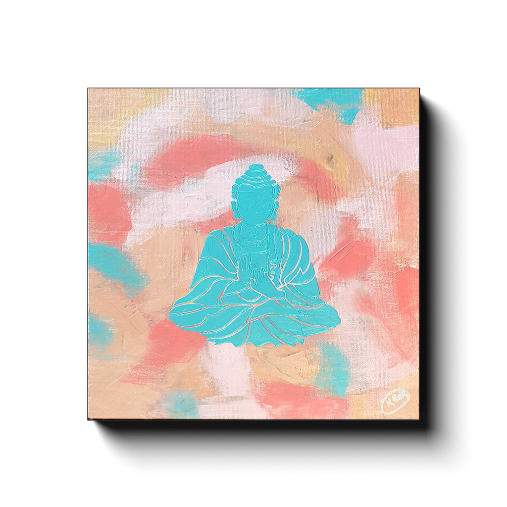 Buddha Chino Square Canvas Wraps