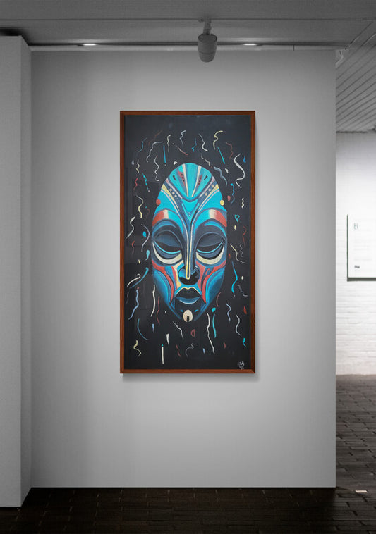 Abyss Of Reverie Framed Traditional Stretched Canvas