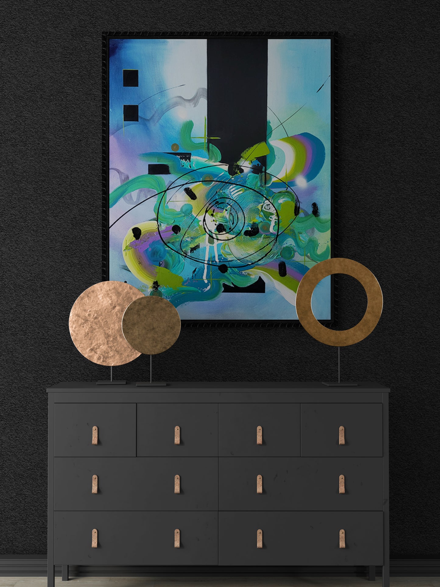 Kinetic Echoes Original Artwork