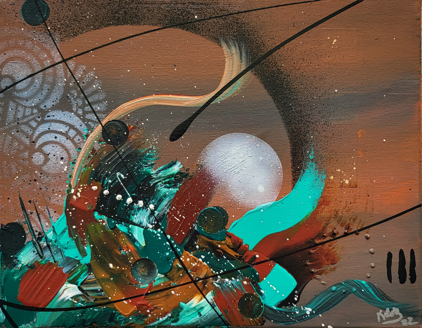 Phoenix Run Original Artwork