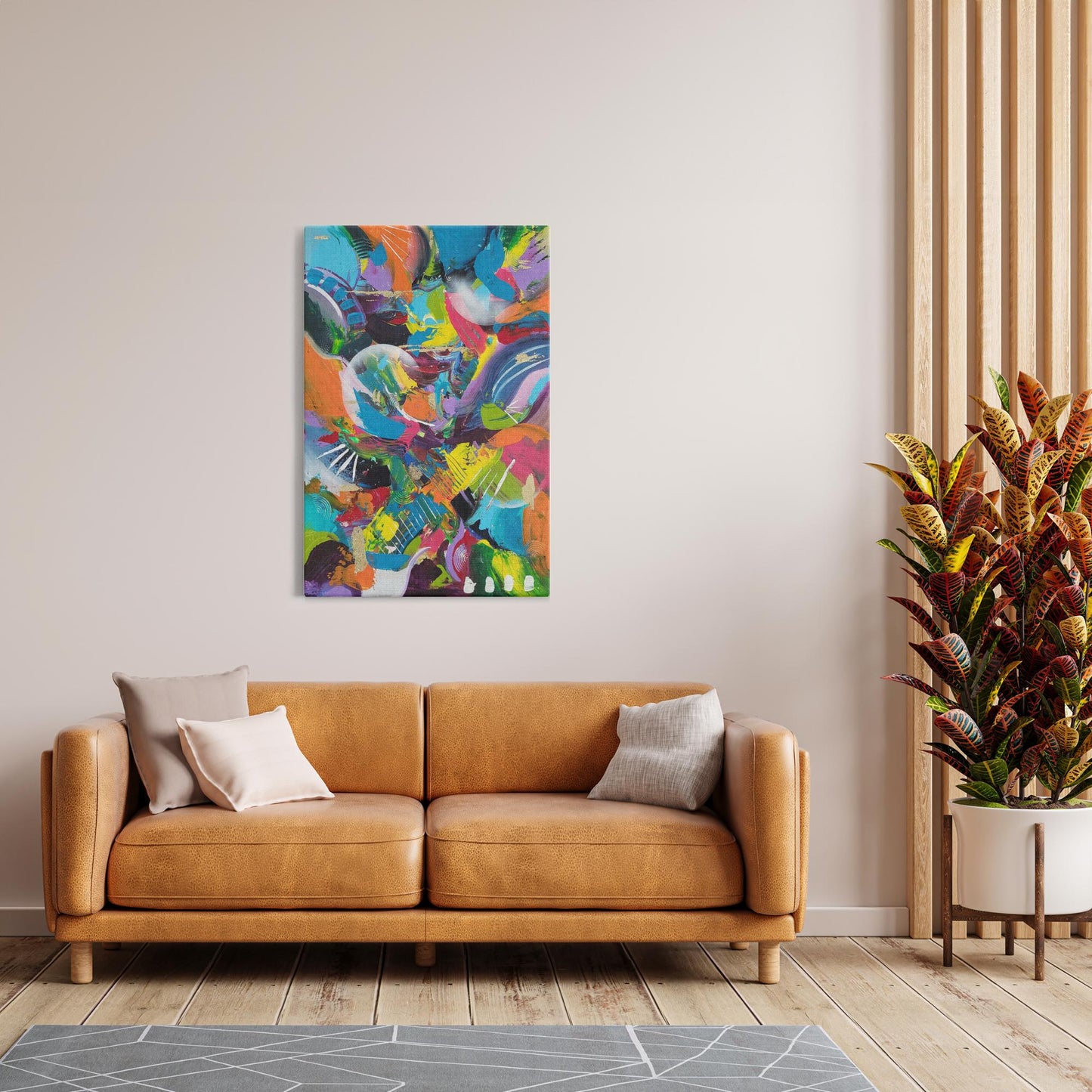 Chroma Ecstasy Canvas Wraps