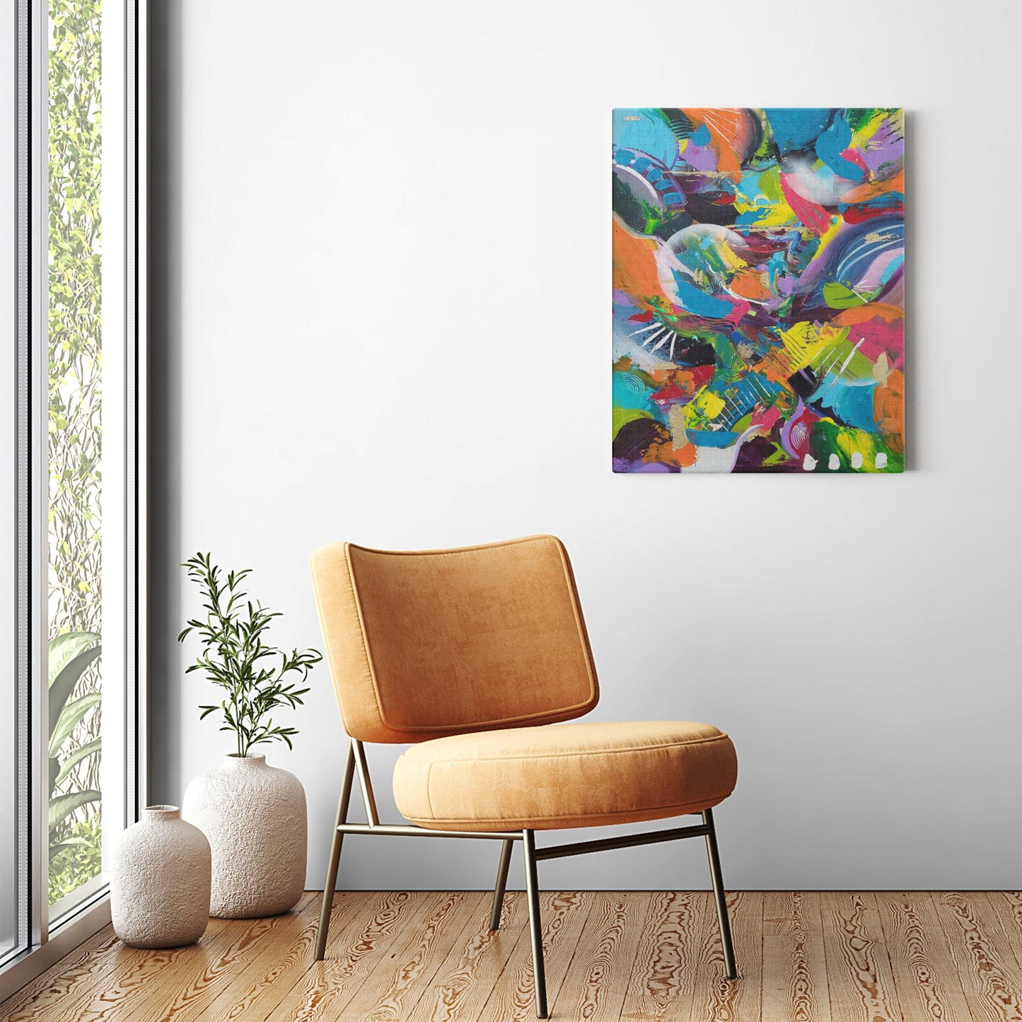 Chroma Ecstasy Canvas Wraps