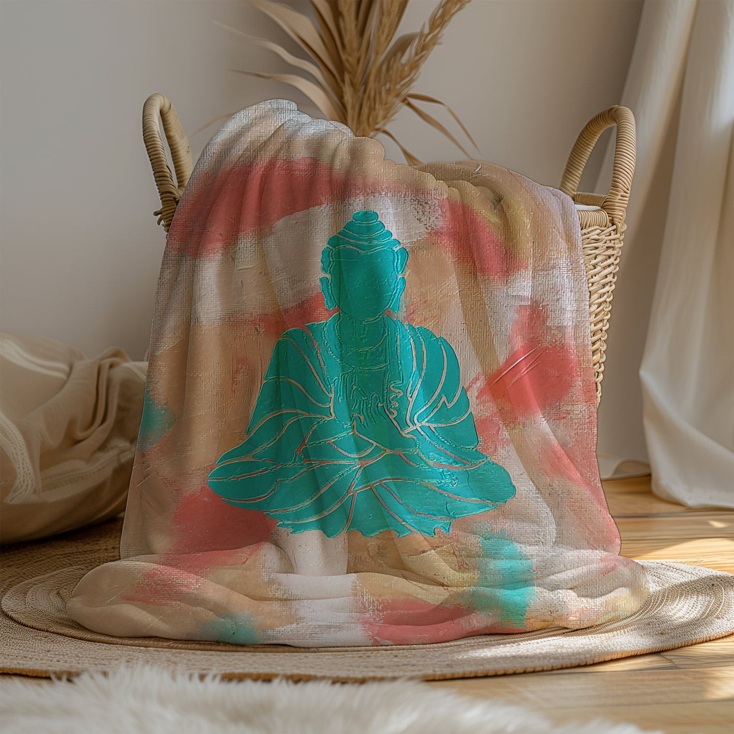Buddha Chino Minky Blanket