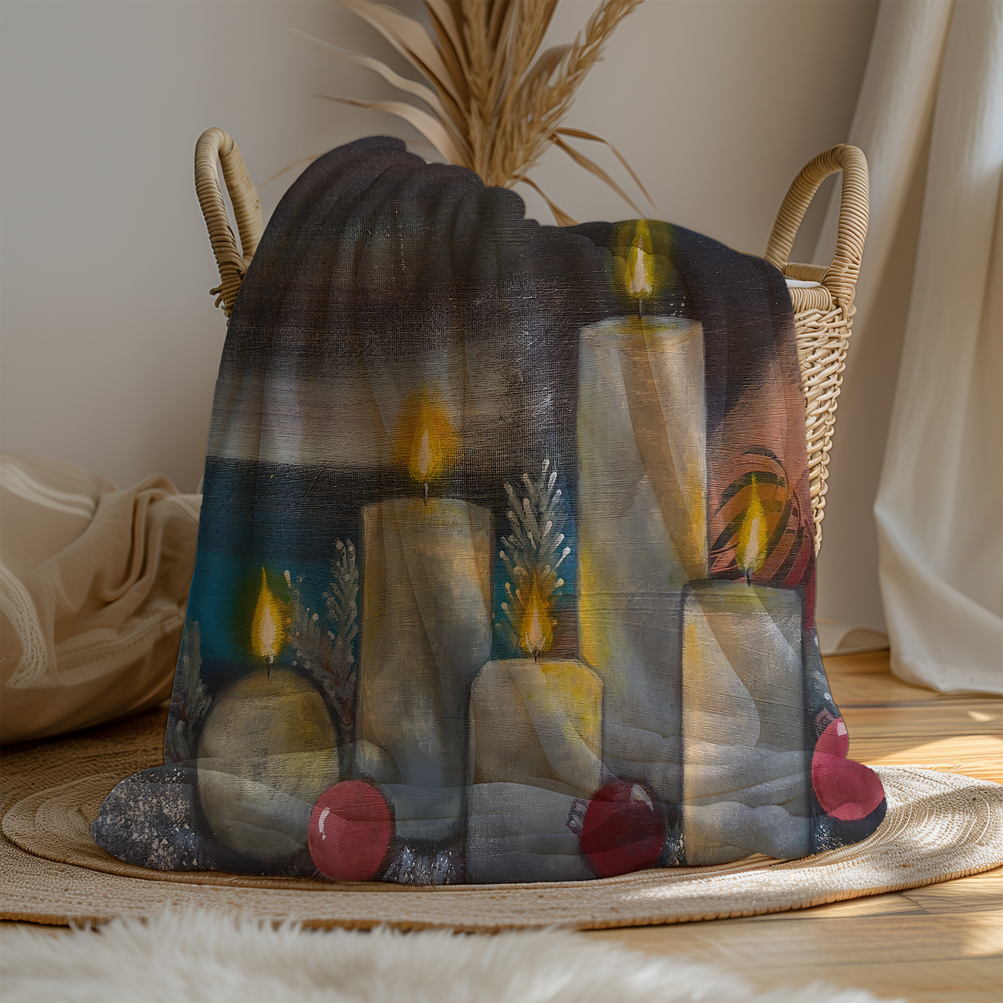 Candles Minky Blankets-Holiday Item