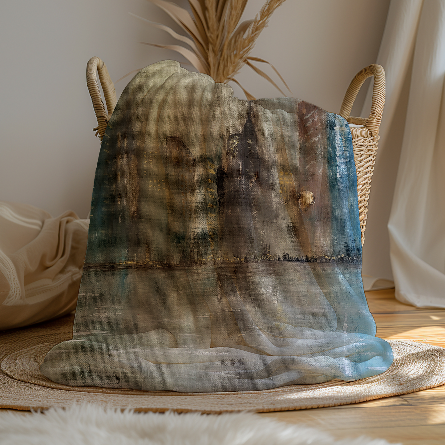 City Dusk Minky Blankets