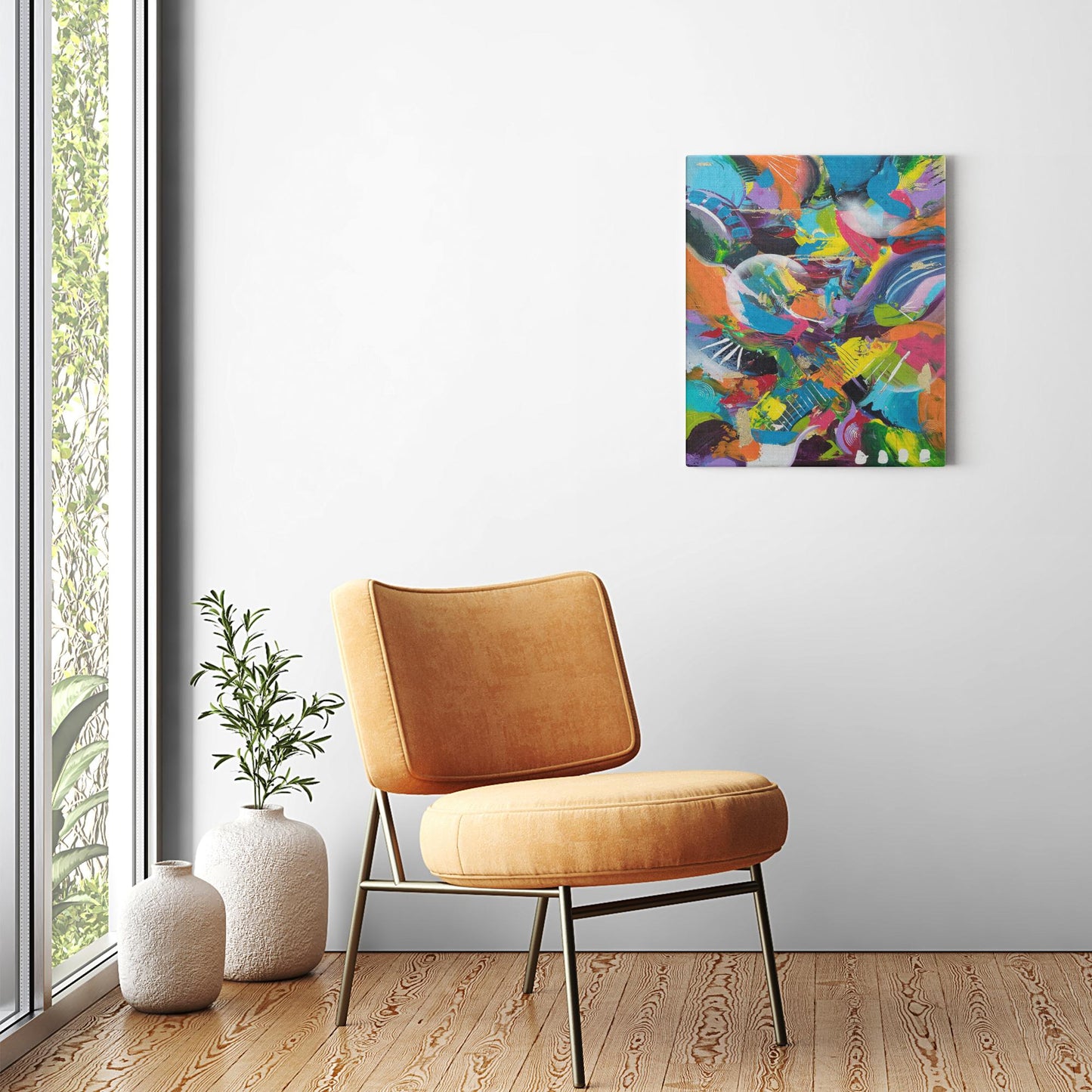 Chroma Ecstasy Canvas Wraps