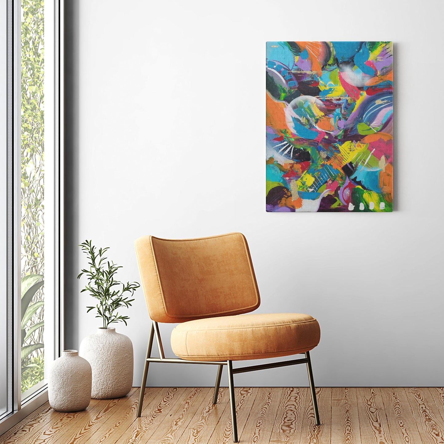 Chroma Ecstasy Canvas Wraps