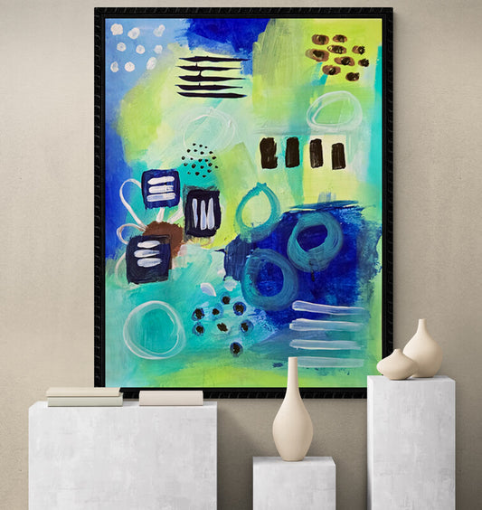 IntuitiveHues #27 — Original Color Theory Study | Abstract Art by K'Robsart