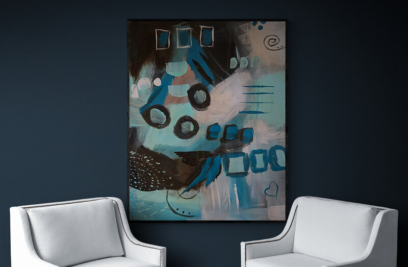 IntuitiveHues No. 30 — Original Color Theory Study | Abstract Art by K'Robsart