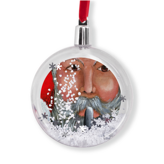 Secret Santa Snow Globe Ornaments