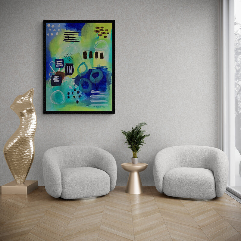 IntuitiveHues #27 — Original Color Theory Study | Abstract Art by K'Robsart