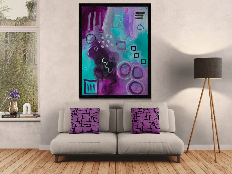 IntuitiveHues #28 — Original Color Theory Study | Abstract Art by K'Robsart