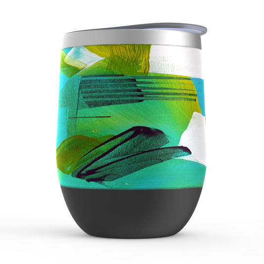 Green Matrix Stemless Wine Tumblers