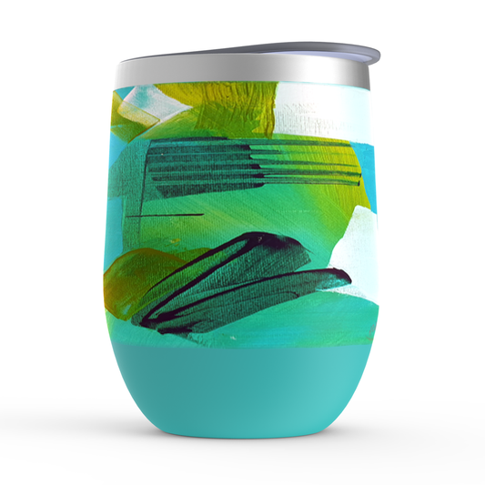 Green Matrix Stemless Wine Tumblers