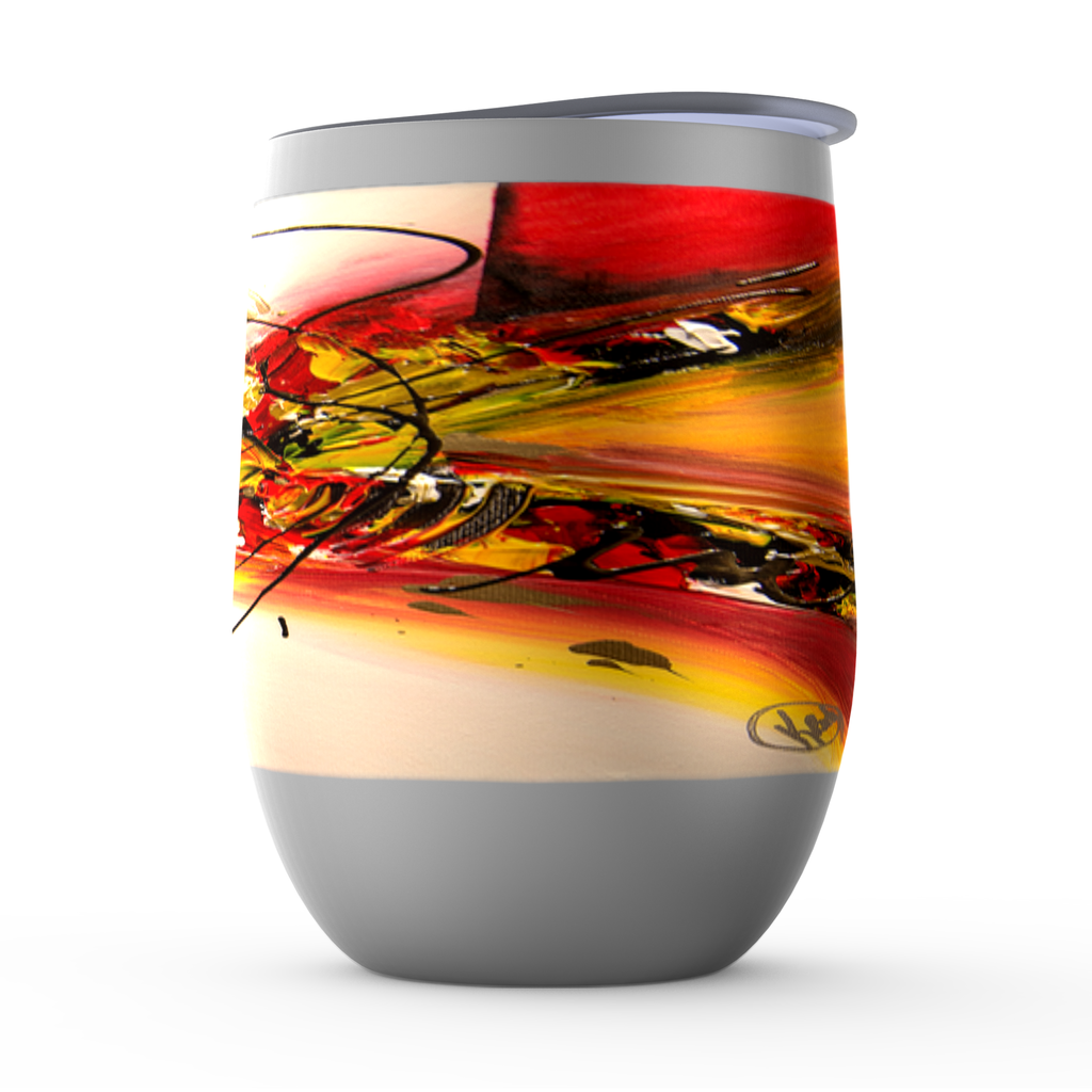 Fire Stemless Wine Tumblers