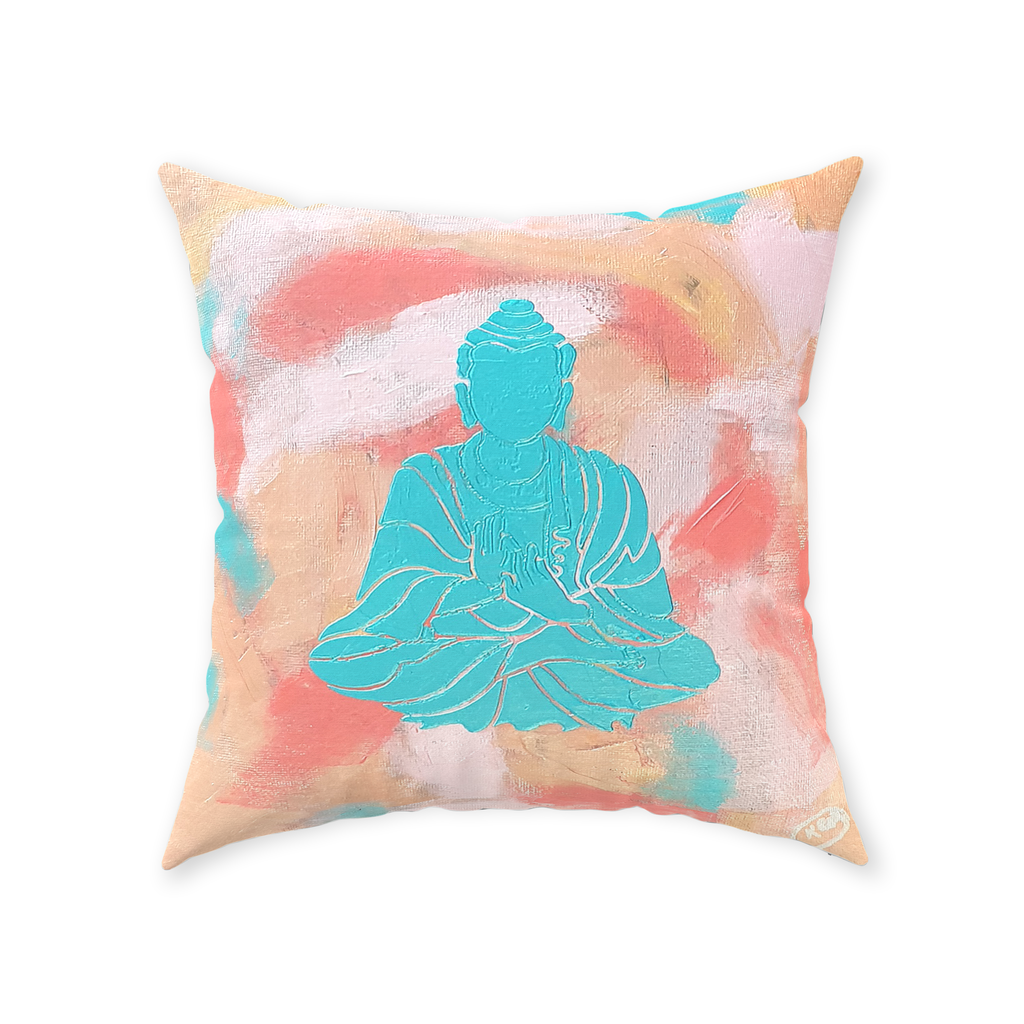 Budda Chino Throw Pillows LARGE
