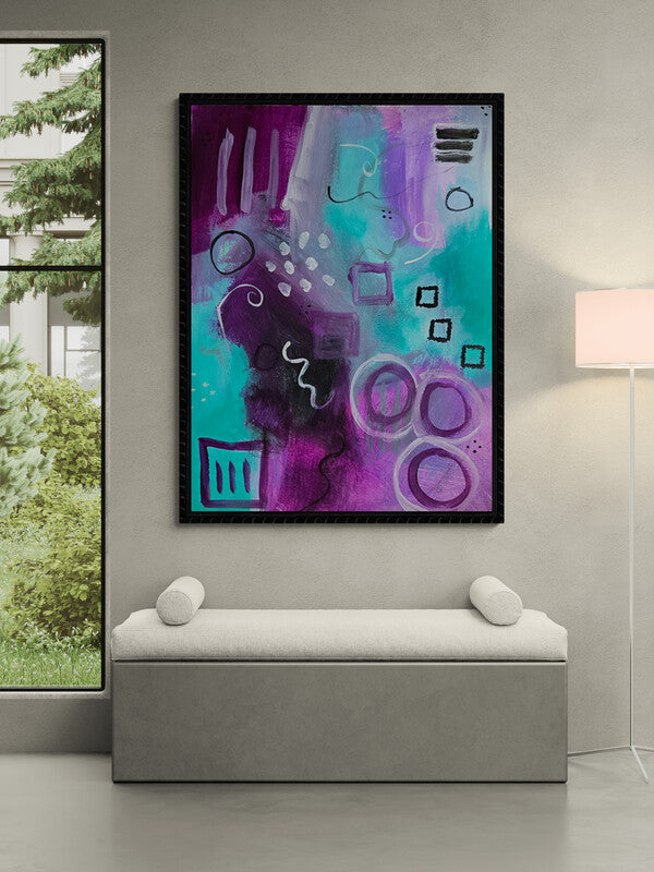IntuitiveHues #28 — Original Color Theory Study | Abstract Art by K'Robsart